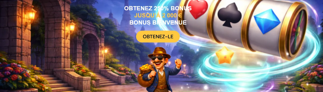250% jusqu'à 2000€ chez Europe777